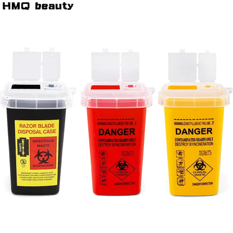 1L Plastic Waste Box - Medical Supplies Waste Container