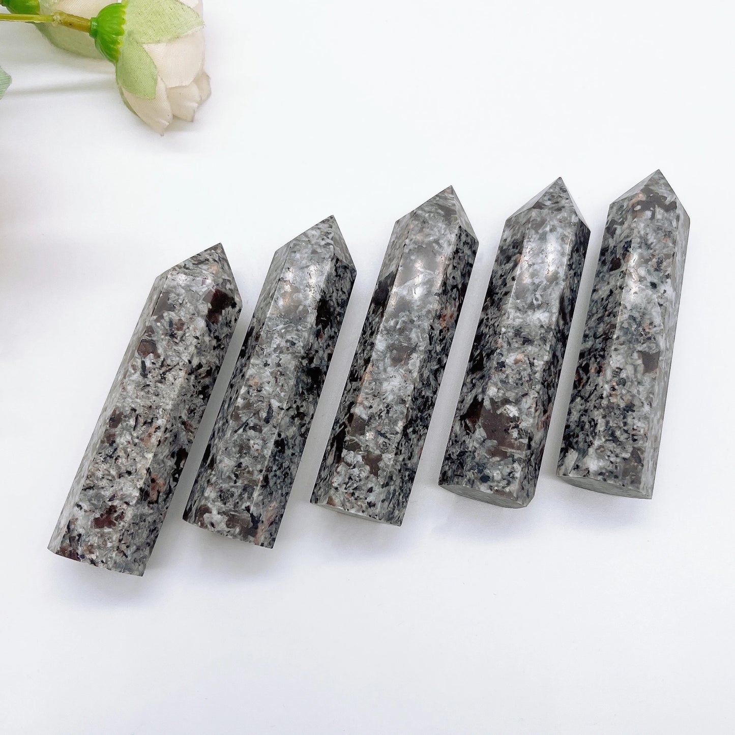 Natural Yooperlite Crystal Tower Crystal - Flamestone Point