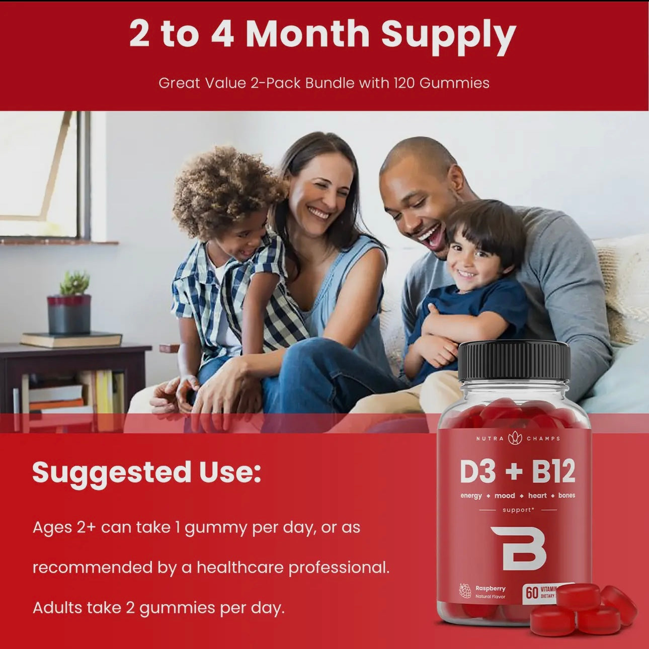 3-in-1 B12 Gummies