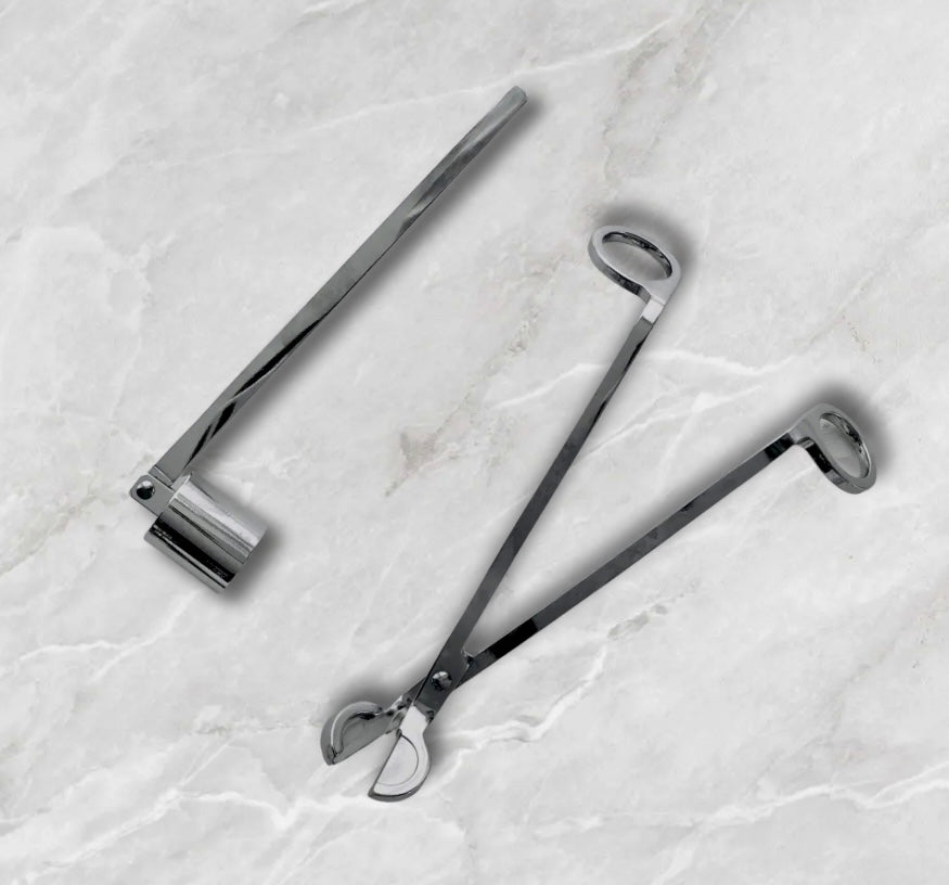 Silver Candle Snuffer and Wick Trimmer
