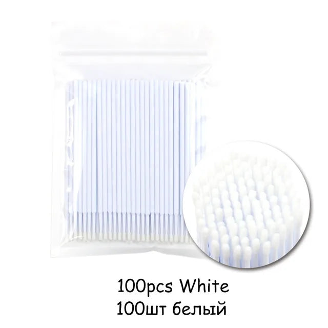 Disposable Eyelash Brushes Swab 100pcs