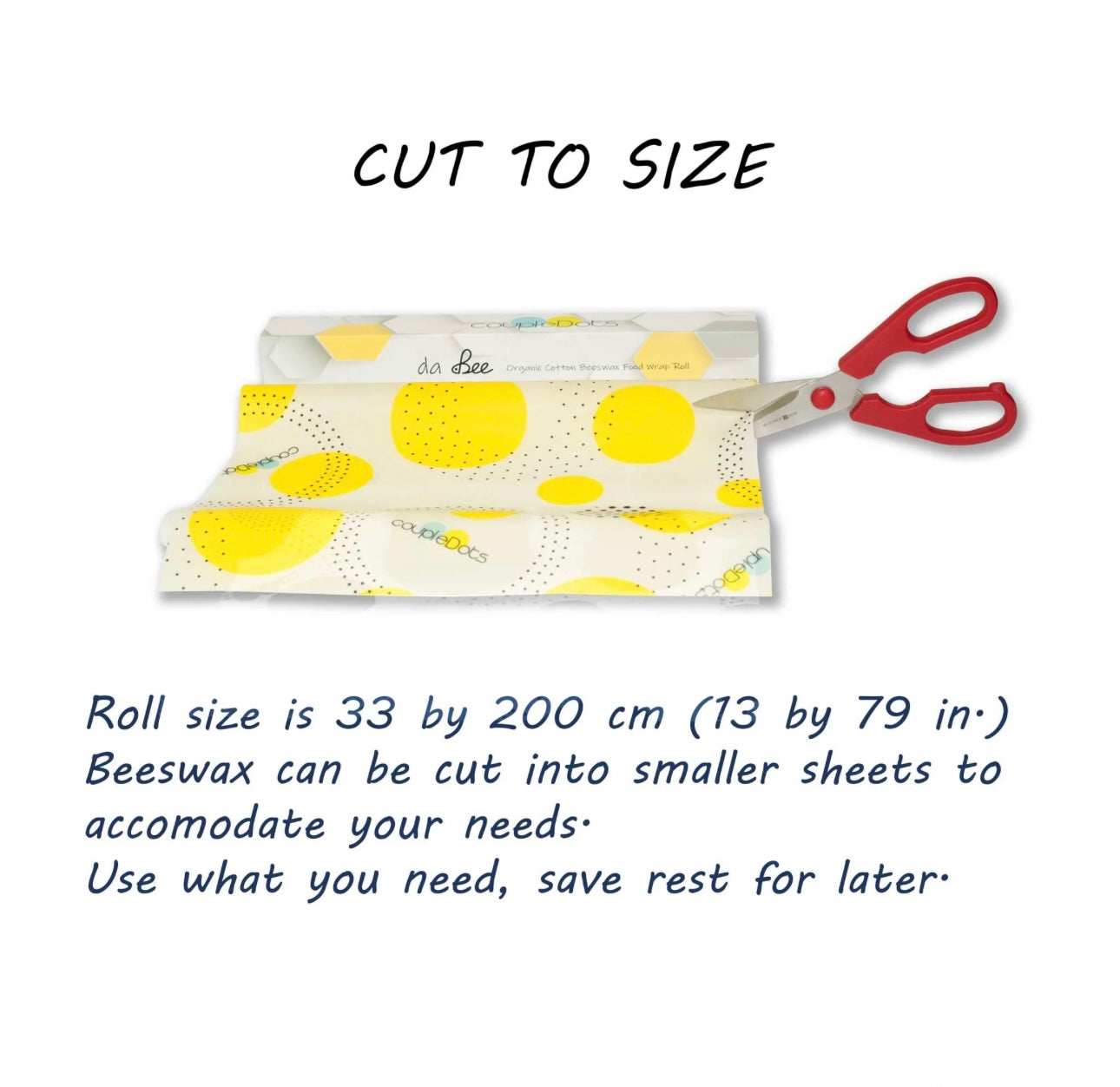 Beeswax Reusable Food Wrap Roll