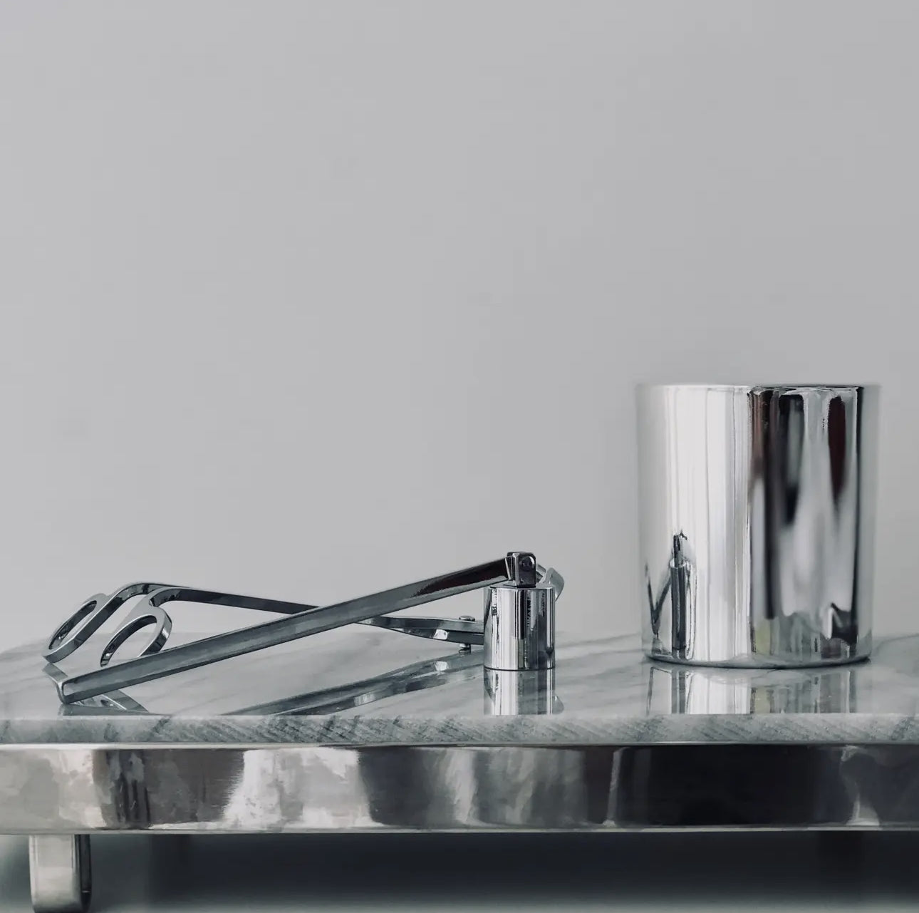 Silver Candle Snuffer and Wick Trimmer