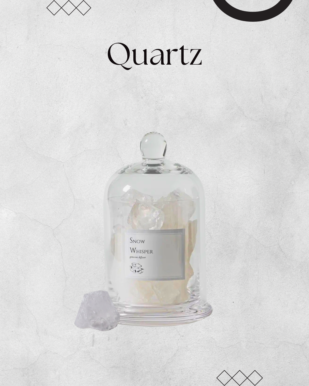 Oil/Fragrance Diffuser - Natural Crystal Diffuser