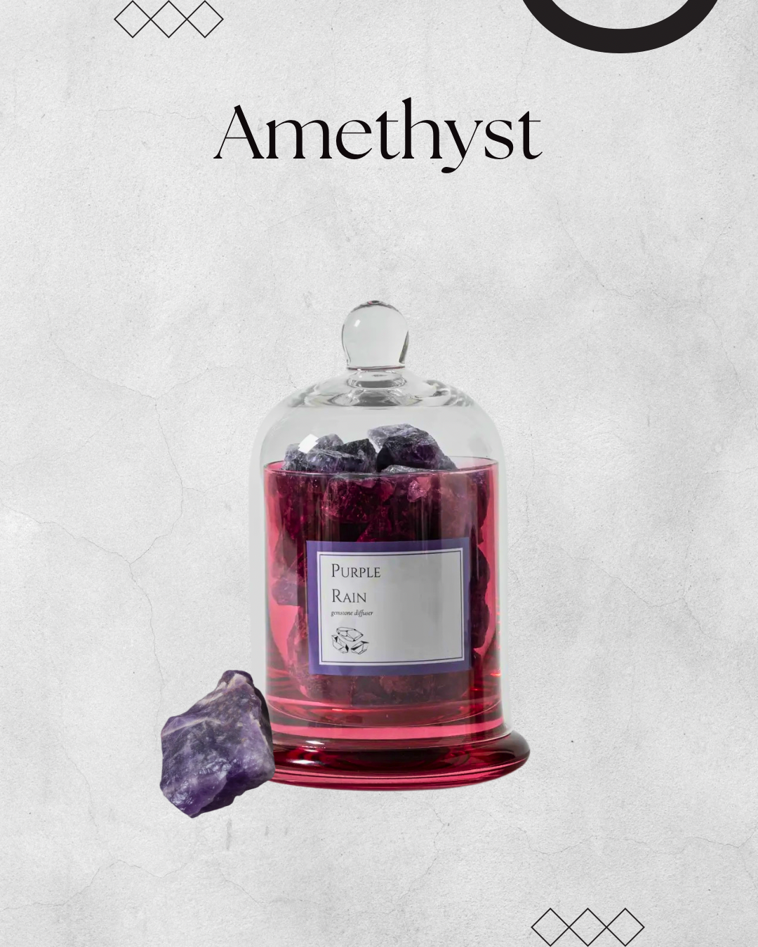 Oil/Fragrance Diffuser - Natural Crystal Diffuser