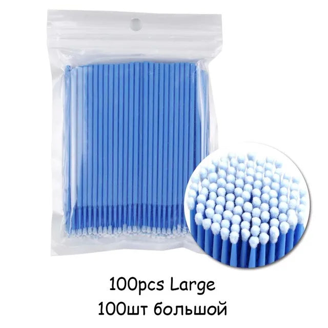 Disposable Eyelash Brushes Swab 100pcs