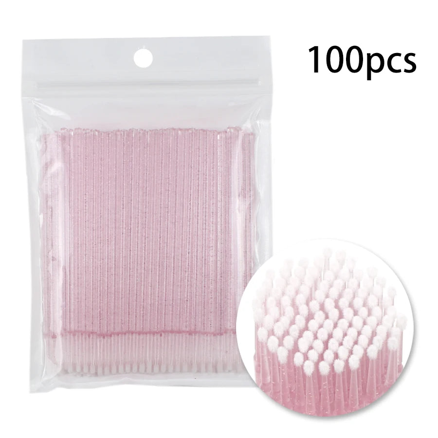 Disposable Eyelash Brushes Swab 100pcs
