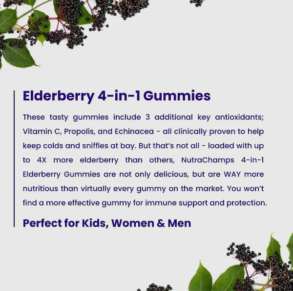Elderberry 4-in-1 Gummies