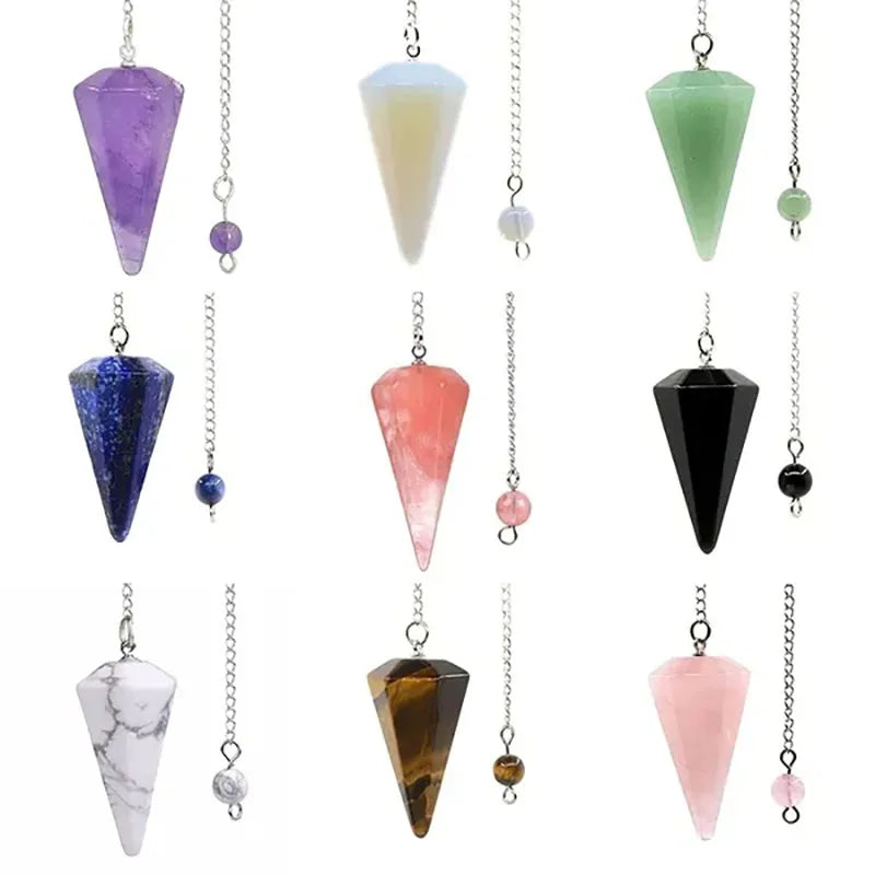 Natural Stone Pendulum Charm