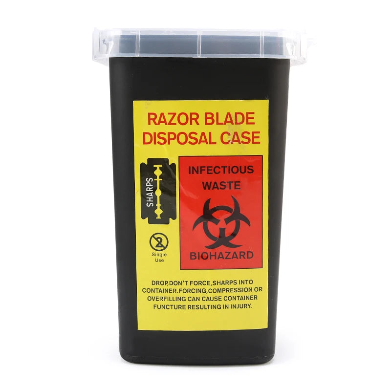 1L Plastic Waste Box - Medical Supplies Waste Container