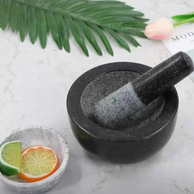 Mortar And Pestle - Polished Granite