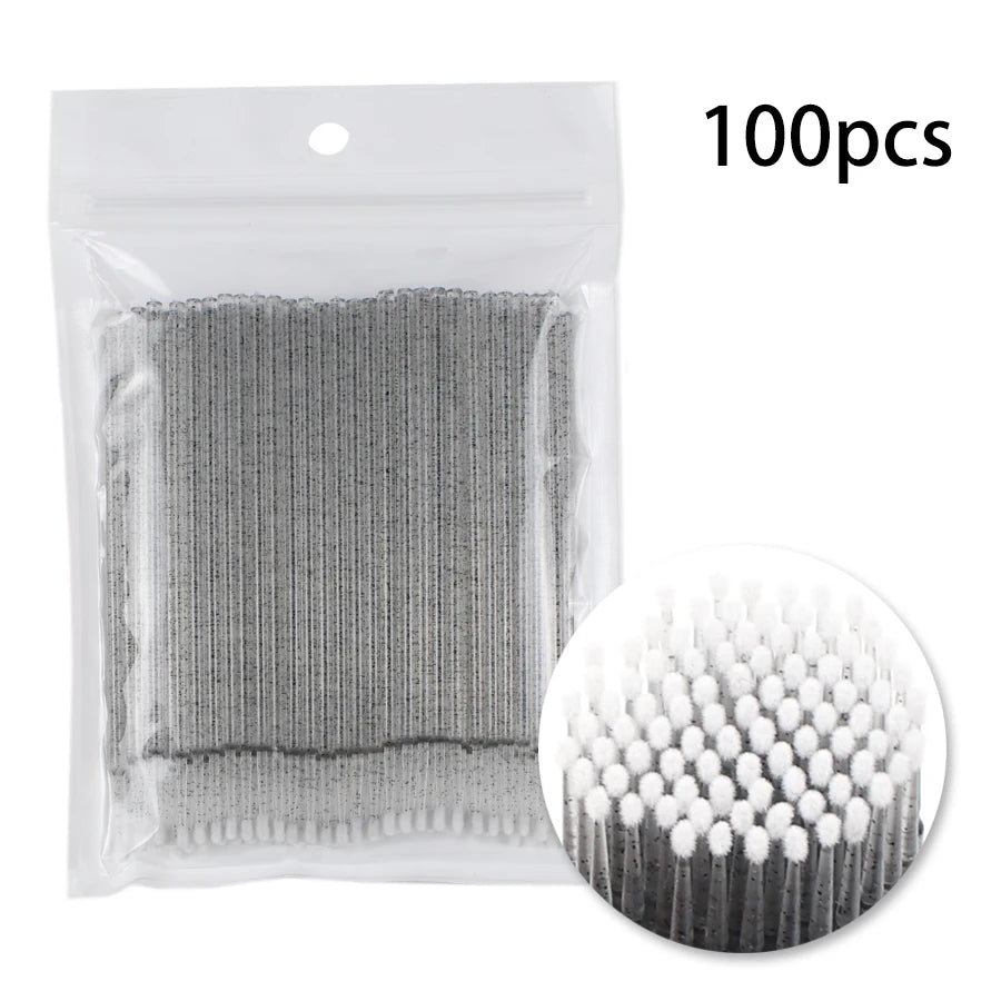 Disposable Eyelash Brushes Swab 100pcs