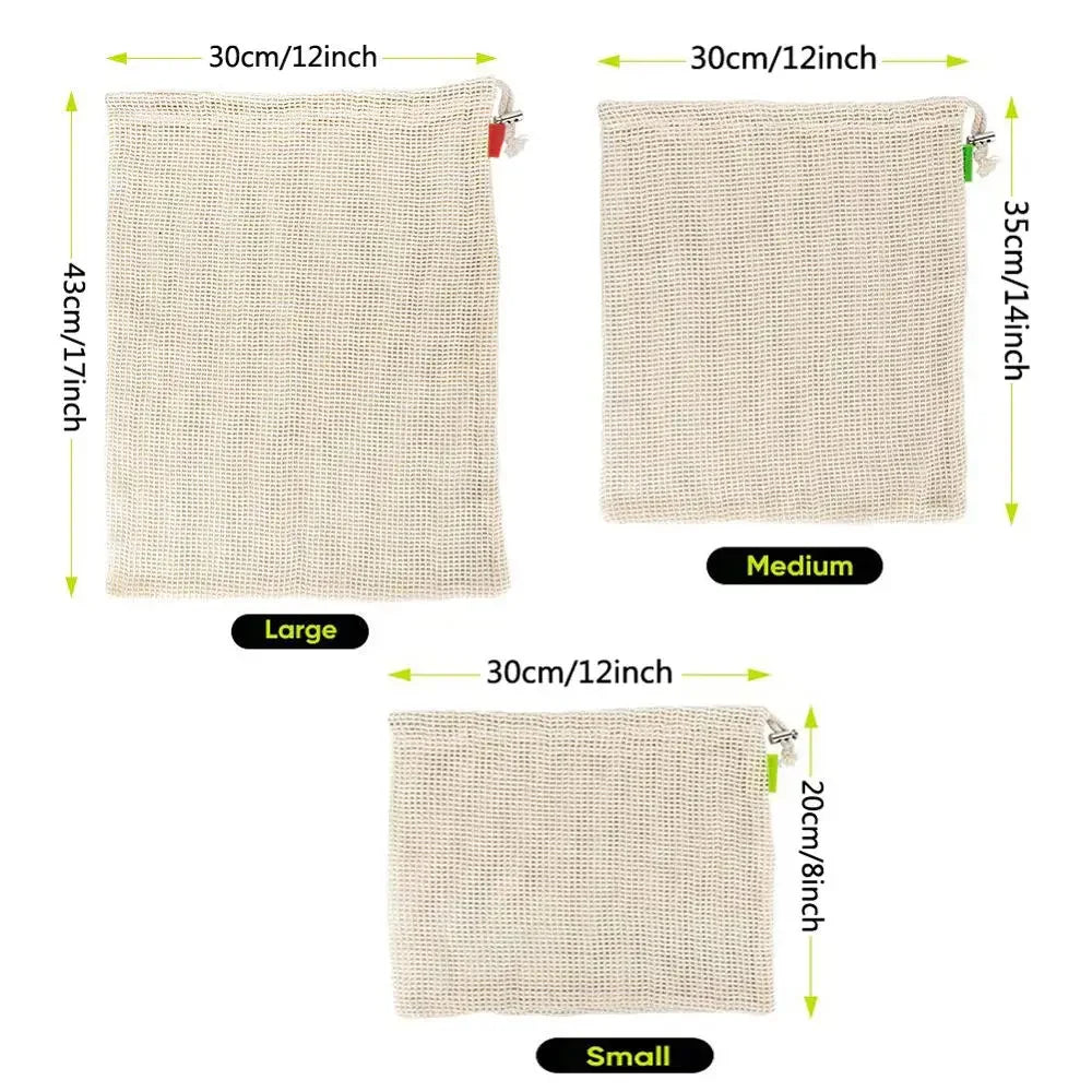 Cotton Mesh Bags