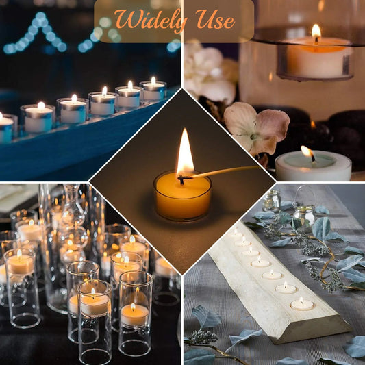 Natural Beeswax Tea Candles