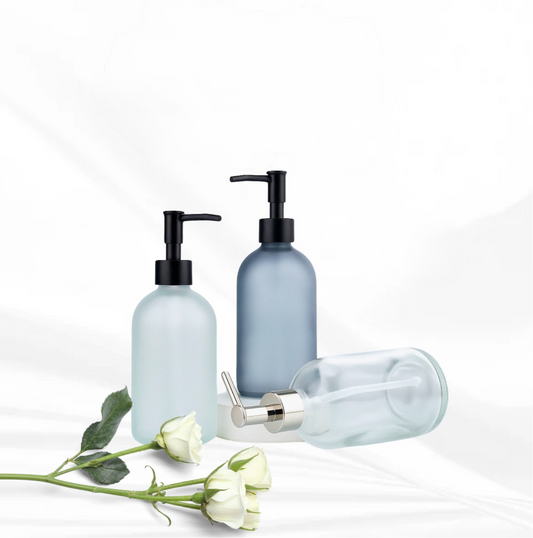 Glass Soap Dispenser Bottle 410ml