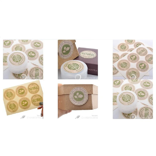 Handmade Natural Product 100% Organic - Stickers