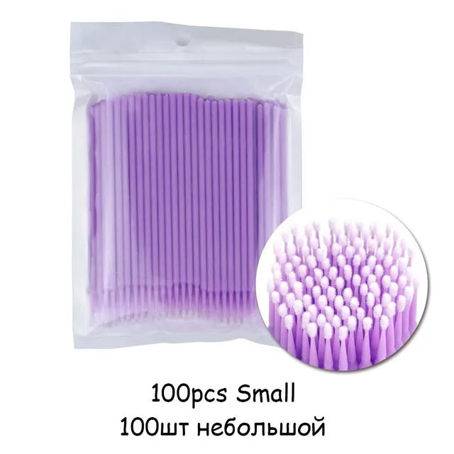 Disposable Eyelash Brushes Swab 100pcs