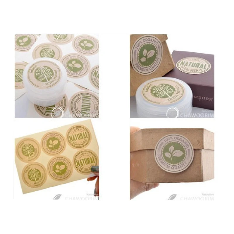 Handmade Natural Product 100% Organic - Stickers