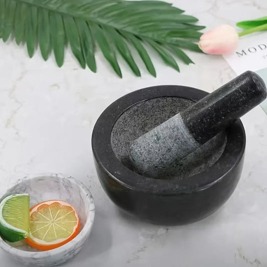 Mortar And Pestle - Polished Granite