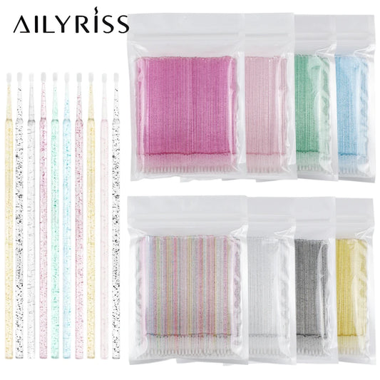 Disposable Eyelash Brushes Swab 100pcs