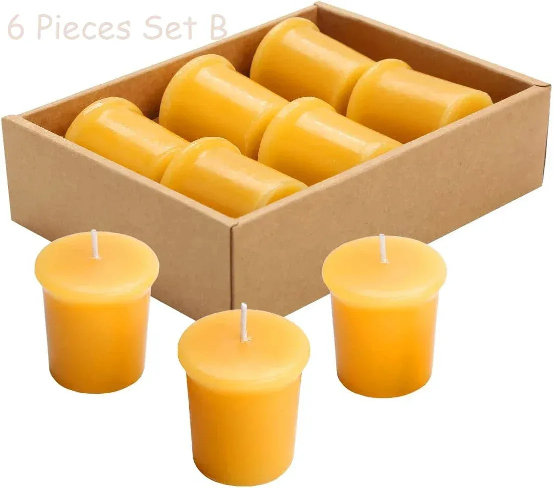 Natural Beeswax Tea Candles