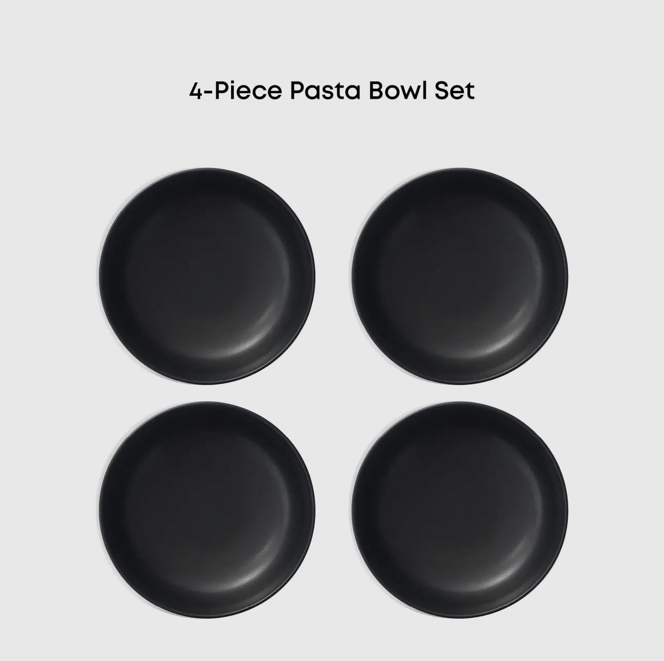 4-Piece Stoneware Pasta Bowls