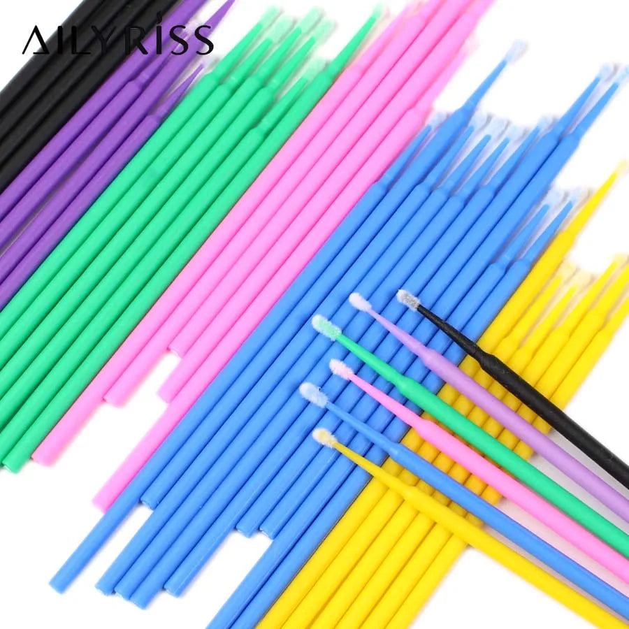 Disposable Eyelash Brushes Swab 100pcs