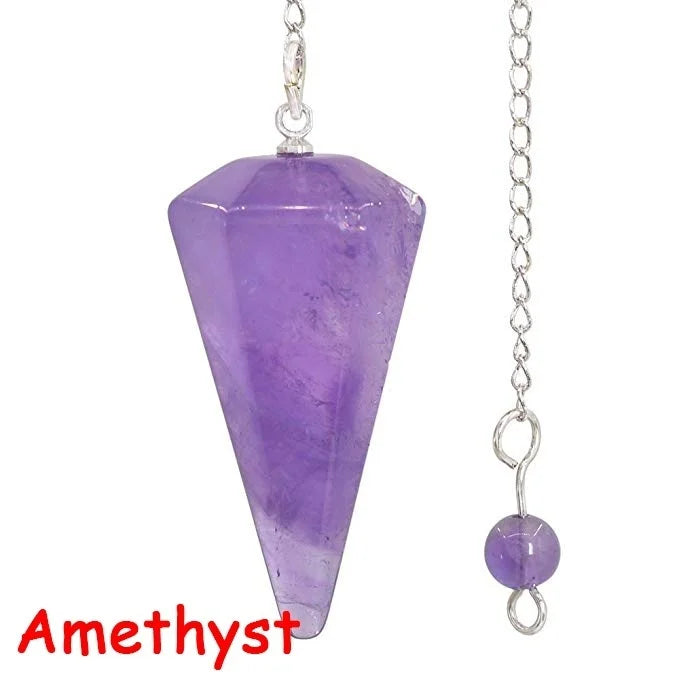 Natural Stone Pendulum Charm