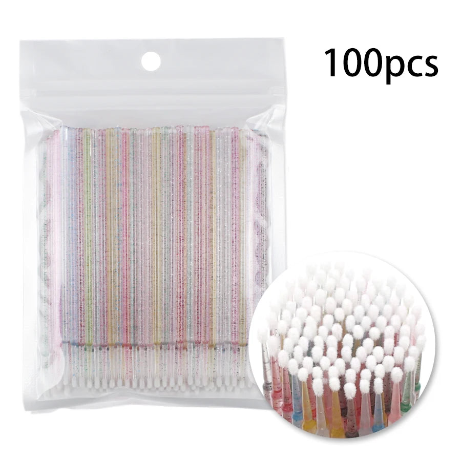 Disposable Eyelash Brushes Swab 100pcs