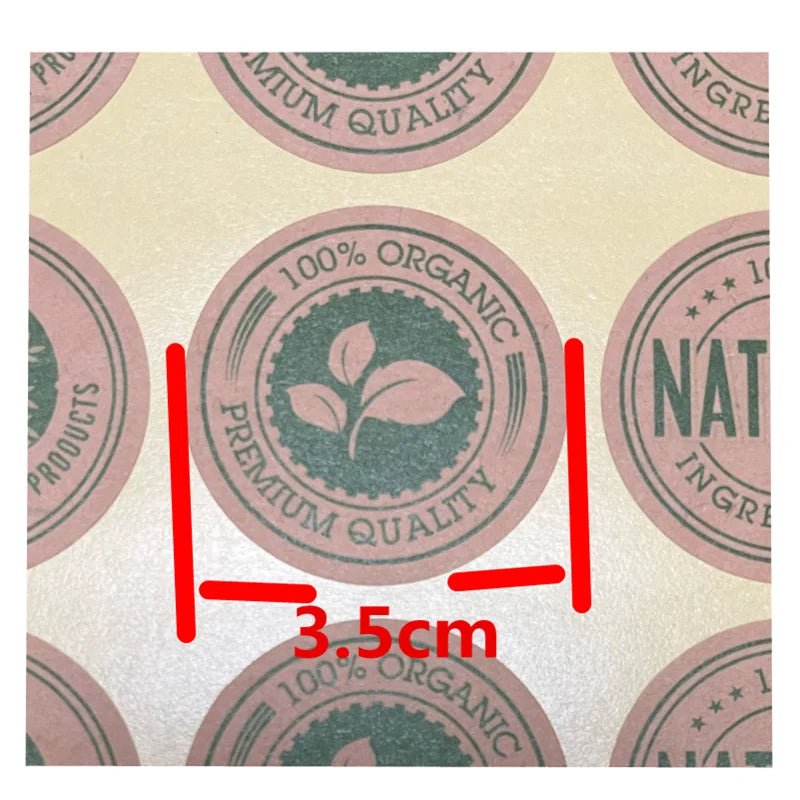 Handmade Natural Product 100% Organic - Stickers