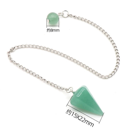 Natural Stone Pendulum Charm