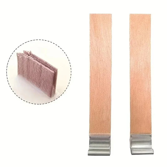 Wooden Candles Wick With Sustainer Tab (10pcs)