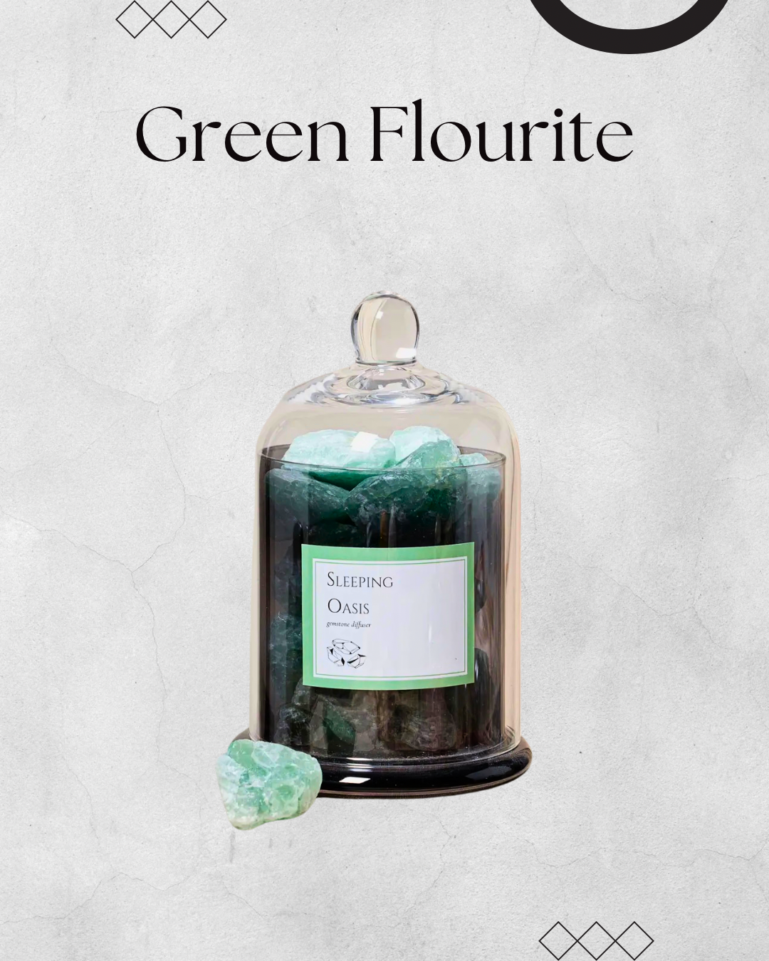 Oil/Fragrance Diffuser - Natural Crystal Diffuser