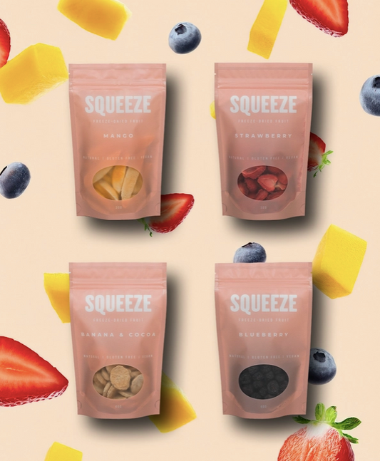 SQUEEZE Freeze Dried Snacks