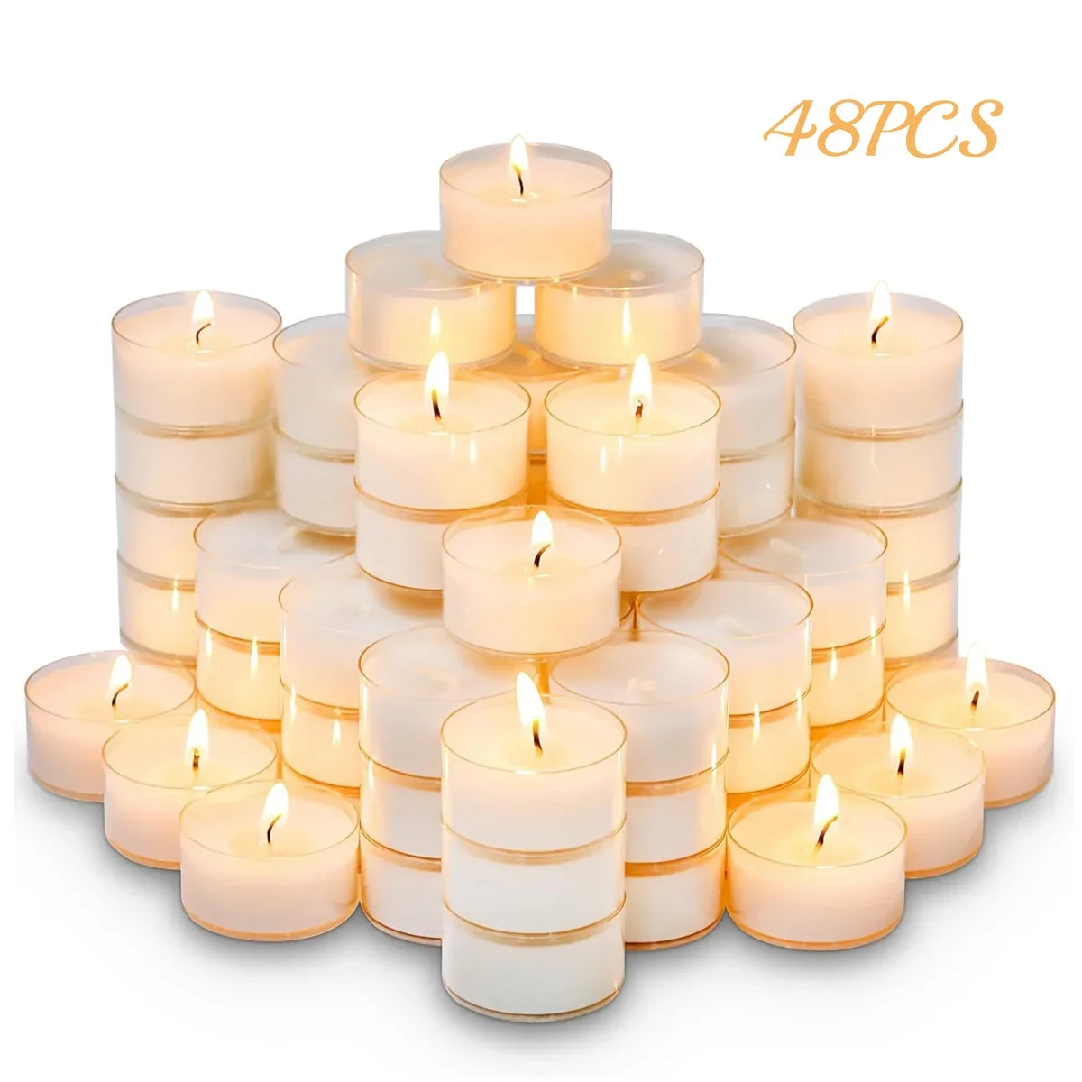 Natural Beeswax Tea Candles
