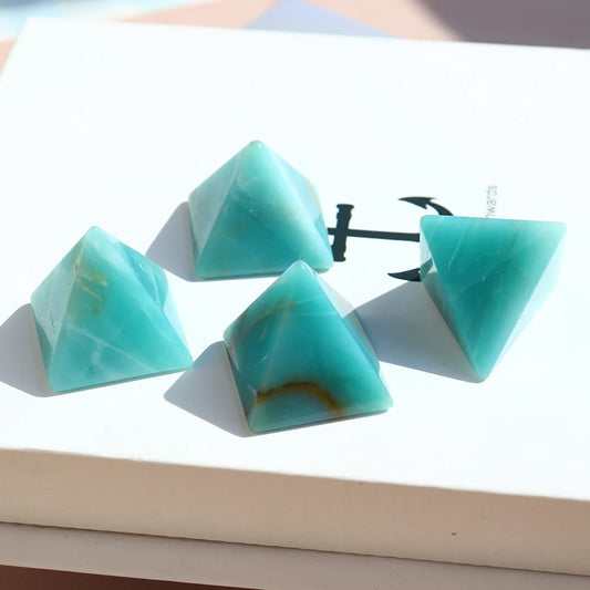 Amazonite Pyramid - Tianhe Stone - Page and Petal Apothecary