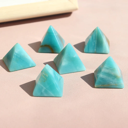 Amazonite Pyramid - Tianhe Stone - Page and Petal Apothecary