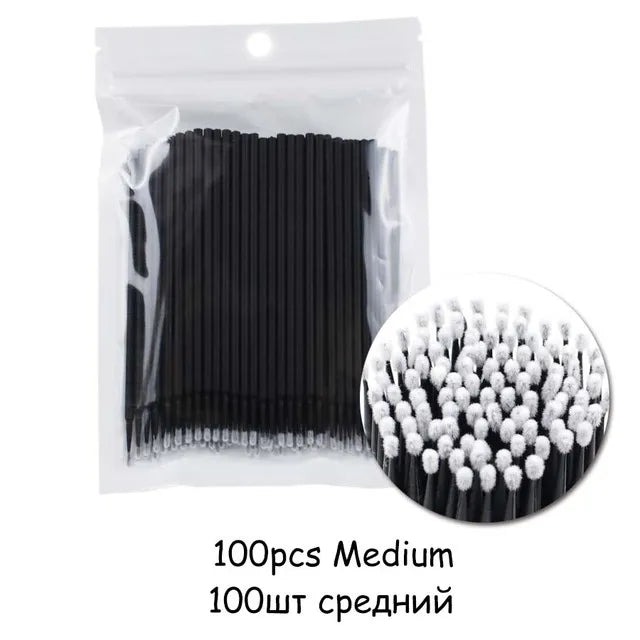 Disposable Eyelash Brushes Swab 100pcs