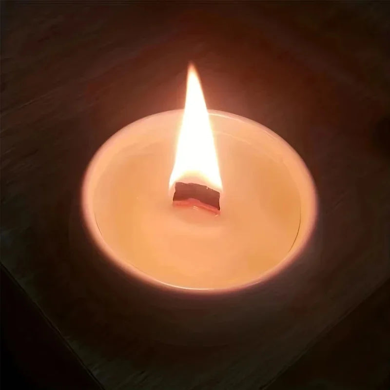 Wooden Candles Wick With Sustainer Tab (10pcs)
