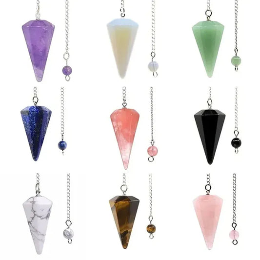 Natural Stone Pendulum Charm